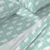 bear mint linen