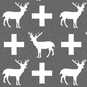deer plus grey