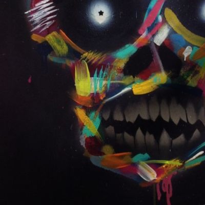 Graffiti Pop Skull #1