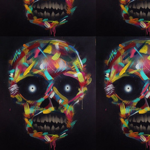 Graffiti Pop Skull #1