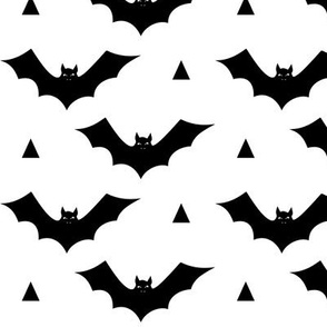 bat white black