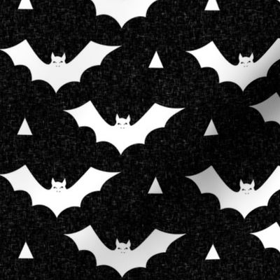 bat black white