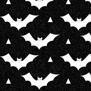 bat black white
