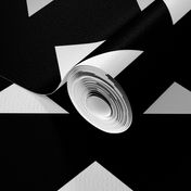 Triangles - Black and White by Andrea Lauren 