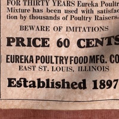 Antique Chicken Feed - Large
