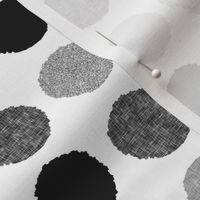 dots monochrome linen grayscale black grey