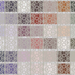 lacy tilework grey and plum