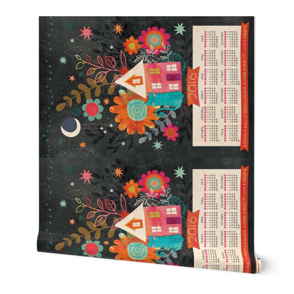 Love & Dreams Tea Towel Calendar - UPDATED for 2016!