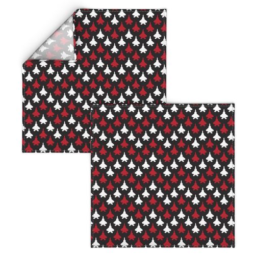 Jet Chevron (Red, White and Black)