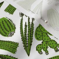 Cactus Scatter (White)