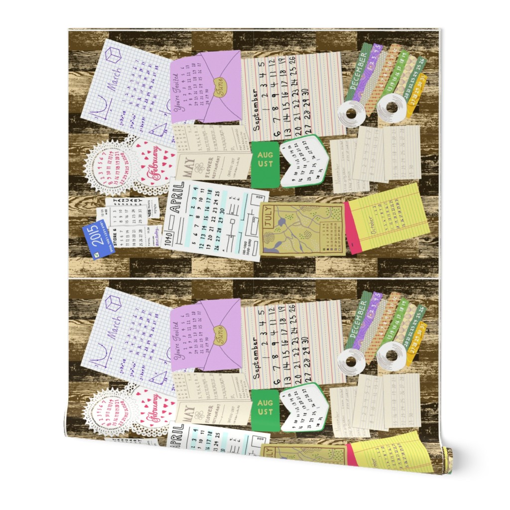 Calendar of all kinds of paper