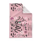 2019 girly tea towel calendar