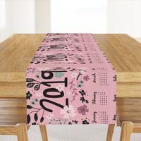 2019 girly tea towel calendar