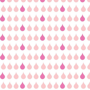 Raindrops - pink berry