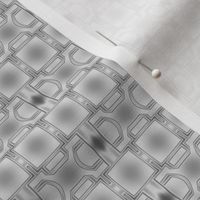 Elegantly Grey Patterned Fabric © 2010 Gingezel™