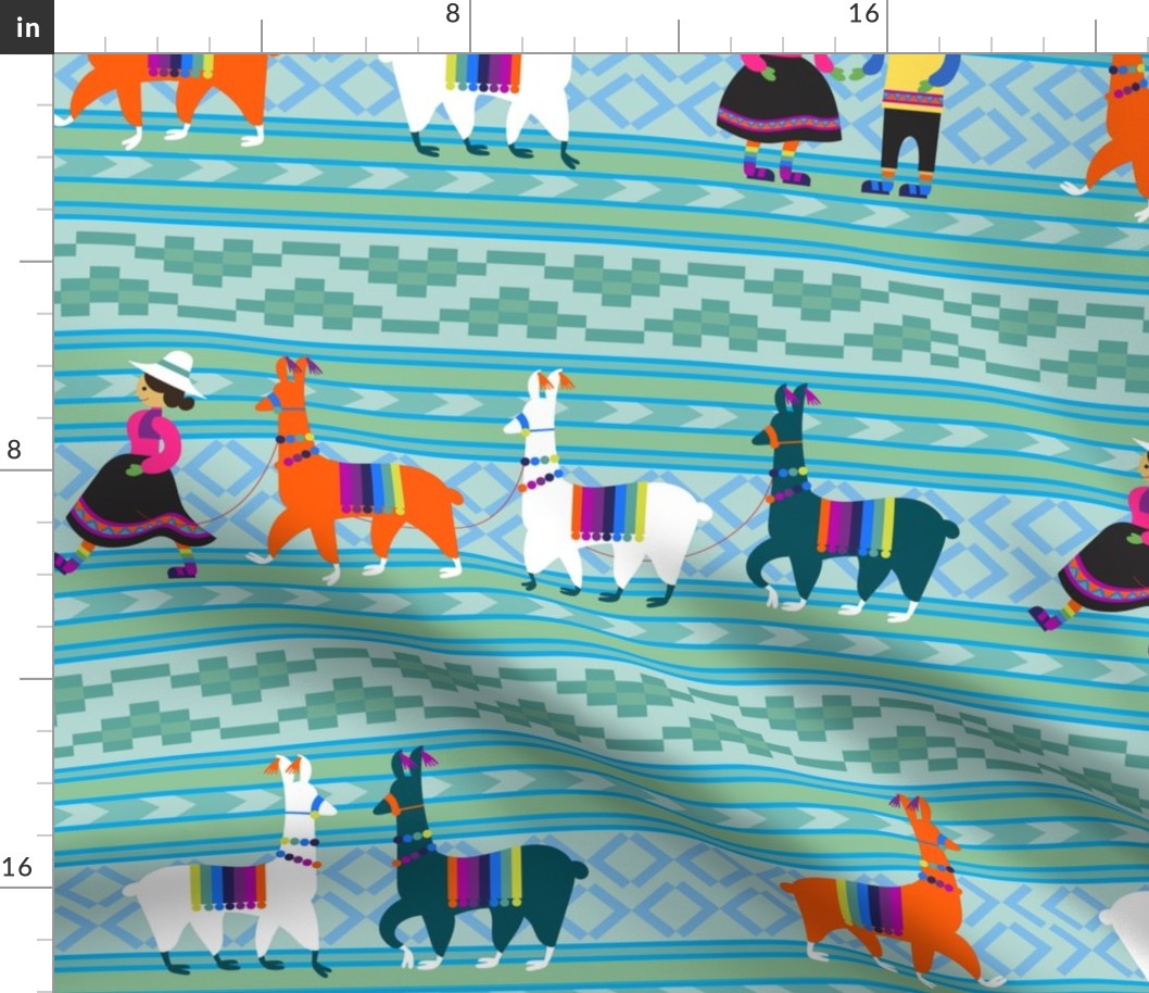 Peruvian Llama Blanket