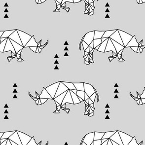 Geometric Rhino // fog