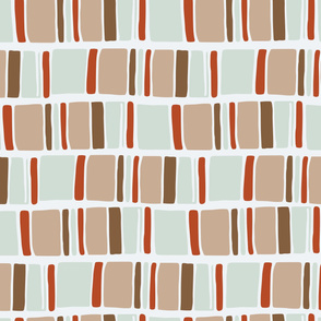 Tribal Block Stripes