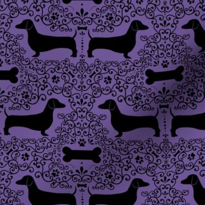 Dainty Dachshunds (Purple)