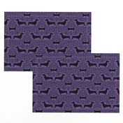 Dainty Dachshunds (Purple)