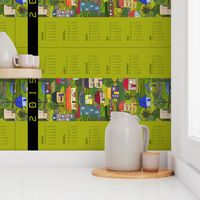 2015 Calendar tea towel - the days of the quarter acre block