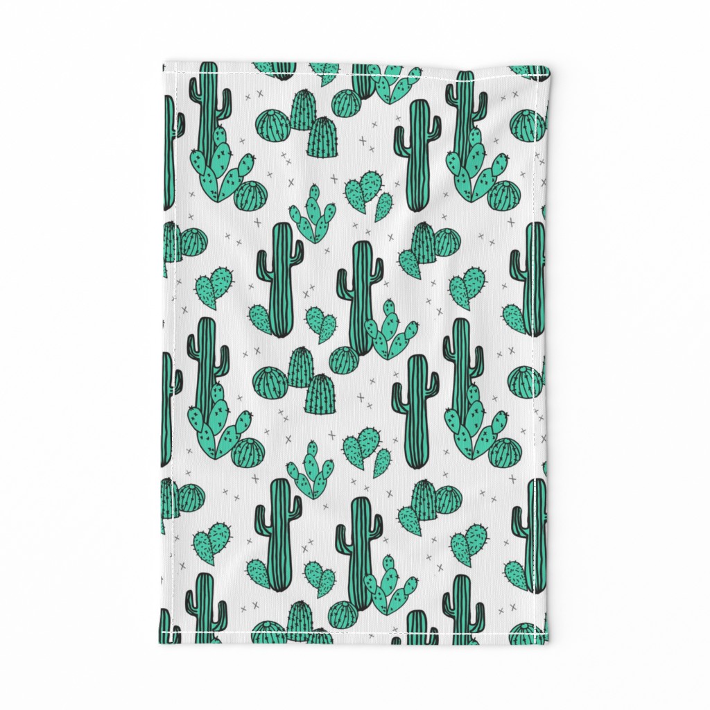 cactus // cacti summer tropical print kids southwest plants