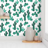 cactus // cacti summer tropical print kids southwest plants