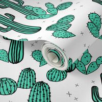 cactus // cacti summer tropical print kids southwest plants