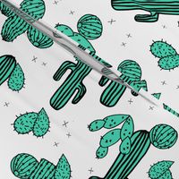 cactus // cacti summer tropical print kids southwest plants