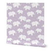 Origami Elephant - Lavender by Andrea Lauren 