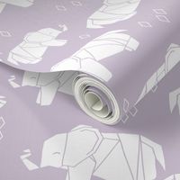 Origami Elephant - Lavender by Andrea Lauren 