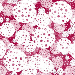 Drifts of Dotty Baubles on Wine