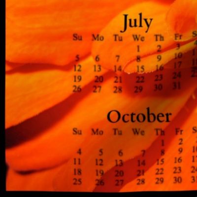 2015 Calendars - Orange Delight