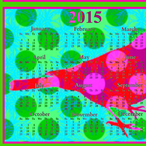 2015 Calendars - Birdsongs 1: Happy New Year Bird 2