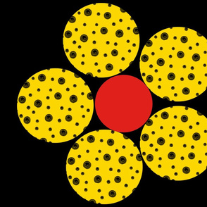 Then came the Dotty Yellow Flower (nighttime)