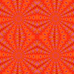 orange pink kaleidoscope tell3people