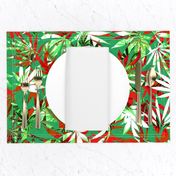 Cannabis Red/Green/White/Black Leaf Chaos