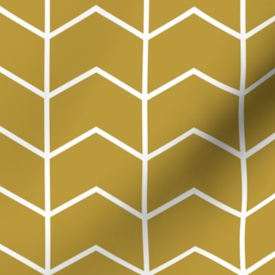 chevron // golden - Woodland Collection