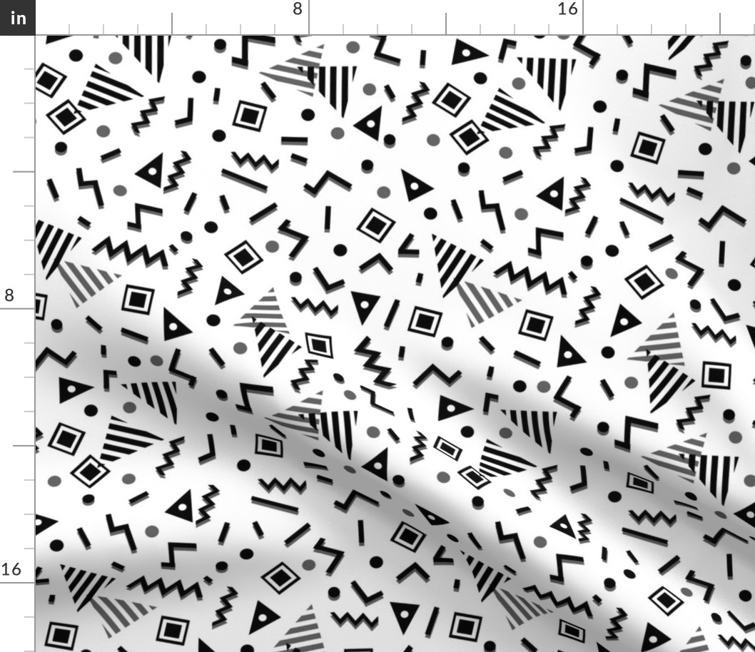 zig zag // trendy 80s 90s memphis black and white kids cute nursery baby black and white