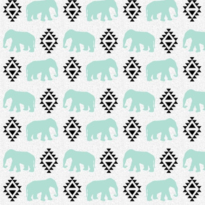 elephant white mint