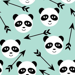 panda  arrow tribal mint trendy swedish minimal monochrome design for kids nursery trendy hipster baby leggings designer black and white grid amazing awesome design