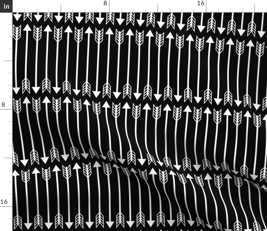 arrow black and white monochrome nursery baby arrows