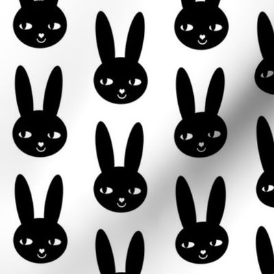 happy bunny black