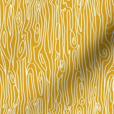 woodgrain golden mustard yellow nursery swedish nature fabric