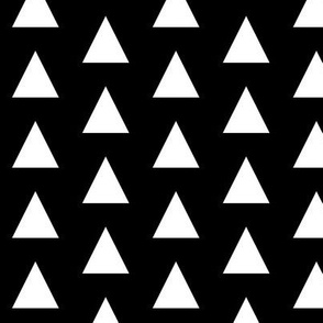 black white triangles