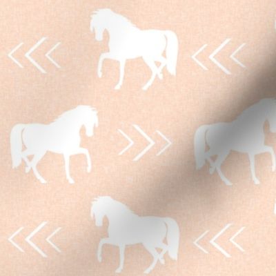 horse blush linen