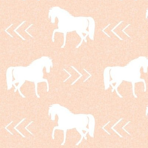 horse blush linen