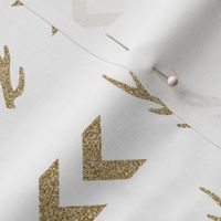 gold glitter antler chevron arrow