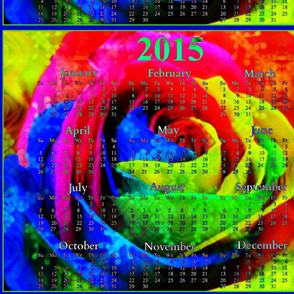 2015 Calendars - Rose Rainbow