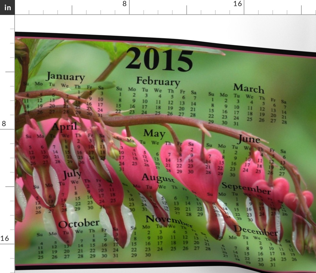 2015 Calendars - Bleeding Hearts